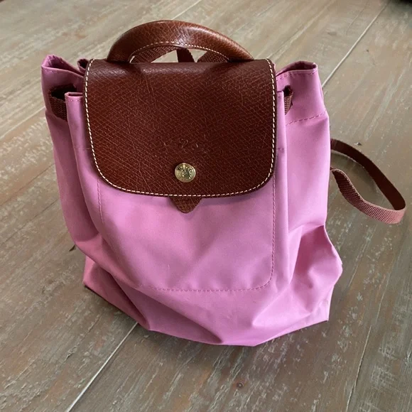 NWOT • Longchamp Le Pilage XS Backpack LONGCHAMP LONGCHAMP Le Pliage Cuir XS Backpack PILOT BLUE | main image 4